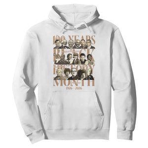 100 Years Of Black History Month Hoodie African American Historical Figures TS11 White Print Your Wear