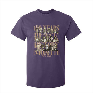 100 Years Of Black History Month T Shirt For Kid African American Historical Figures TS11 Purple Print Your Wear