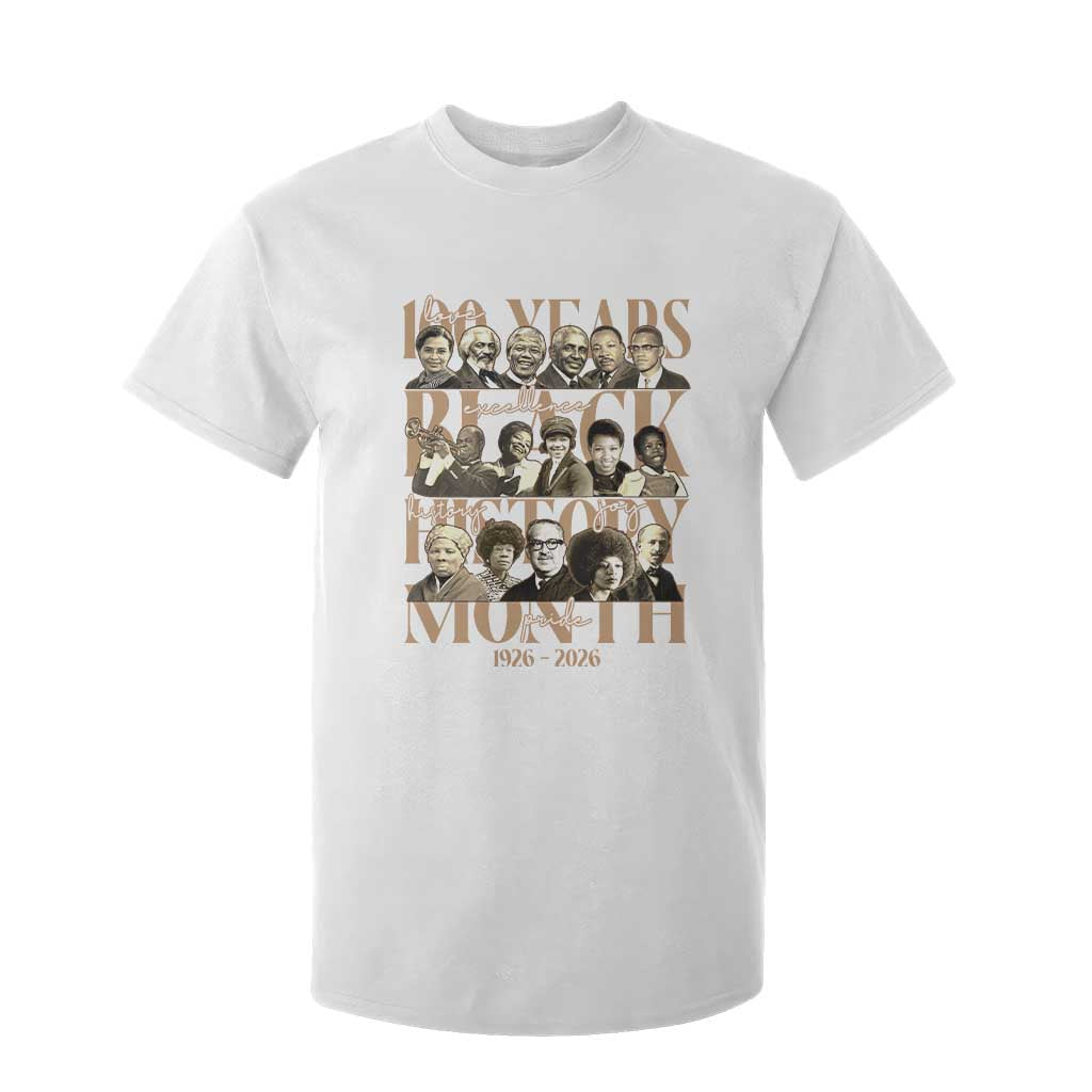 100 Years Of Black History Month T Shirt For Kid African American Historical Figures TS11 White Print Your Wear