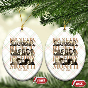 100 Years Of Black History Month Ceramic Ornament African American Historical Figures TS11 Print Your Wear