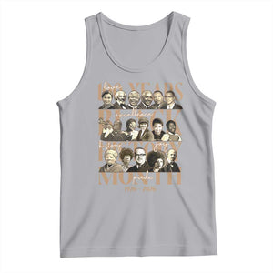 100 Years Of Black History Month Tank Top African American Historical Figures TS11 Athletic Heather Print Your Wear