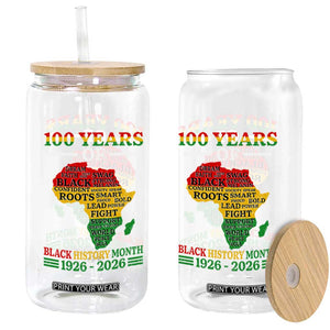 100 Years Of Black History Month Glass Can Centennial Of Black Culture TS11 Print Your Wear