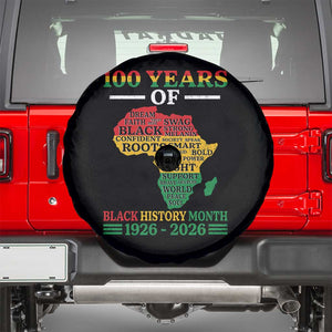 100 Years Of Black History Month Spare Tire Cover Centennial Of Black Culture TS11 Black Print Your Wear