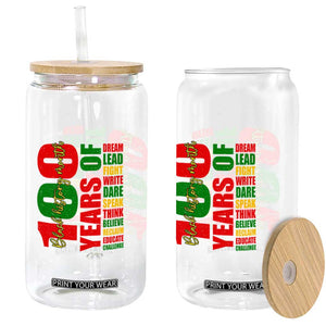 100 Years Of Black History Glass Can African American Historical Figures African American Teacher TS11 Print Your Wear