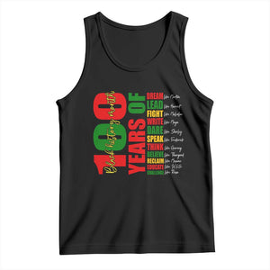 100 Years Of Black History Tank Top African American Historical Figures African American Teacher TS11 Black Print Your Wear