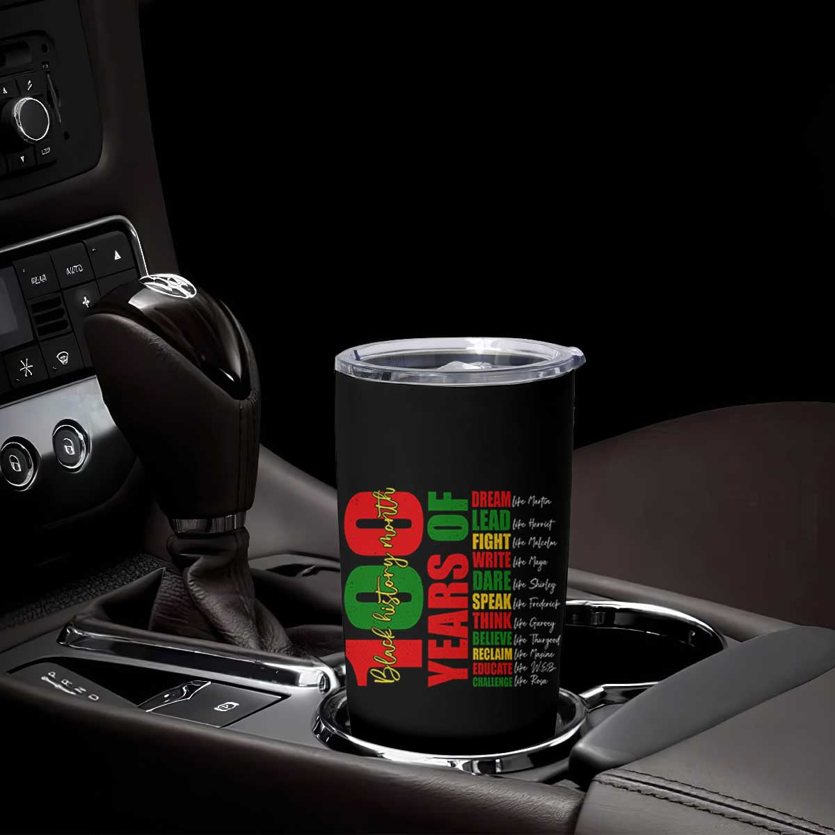 100 Years Of Black History Tumbler Cup African American Historical Figures African American Teacher TS11 Print Your Wear