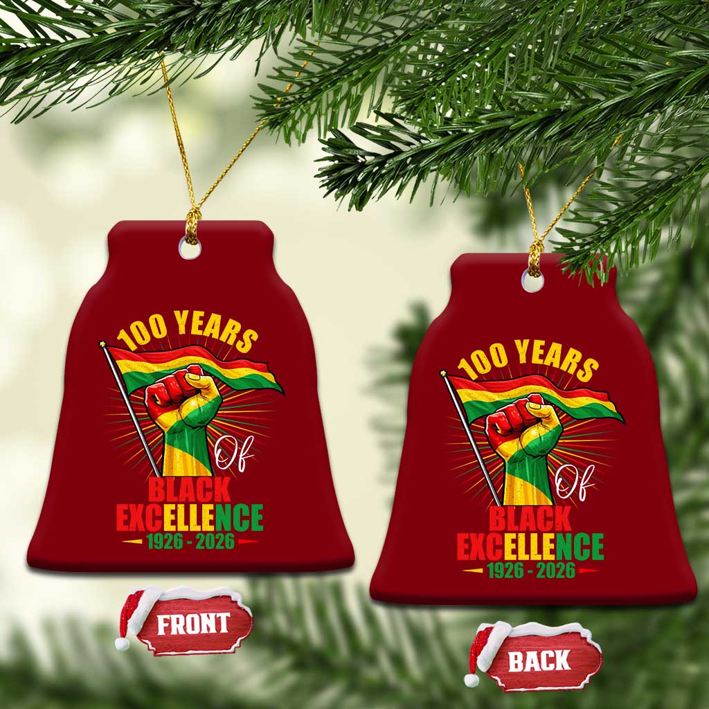100 Years Of Black Excellence Ceramic Ornament Centennial Black History Month TS11 Print Your Wear