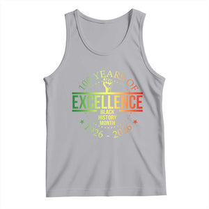 100 Years Of Excellence Black History Month 1926 2026 Tank Top TS11 Athletic Heather Print Your Wear
