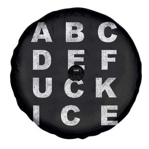 Funny Fuck Ice Protest Resistance Spare Tire Cover Political Alphabet Graphic TS11 Print Your Wear