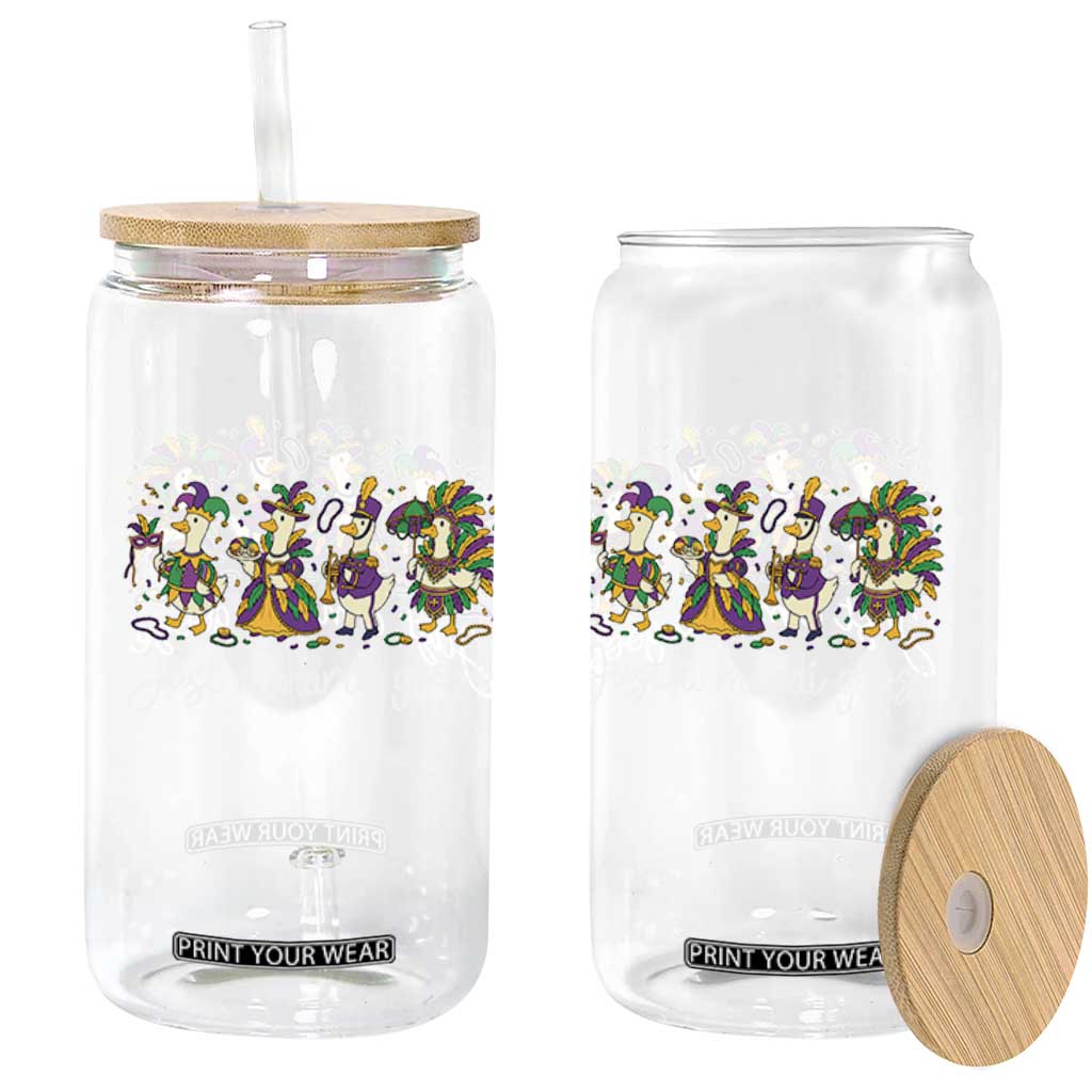Goose Mardi Gras Glass Can Funny Just A Mardi Goose New Orleans Carnival TS11 Print Your Wear