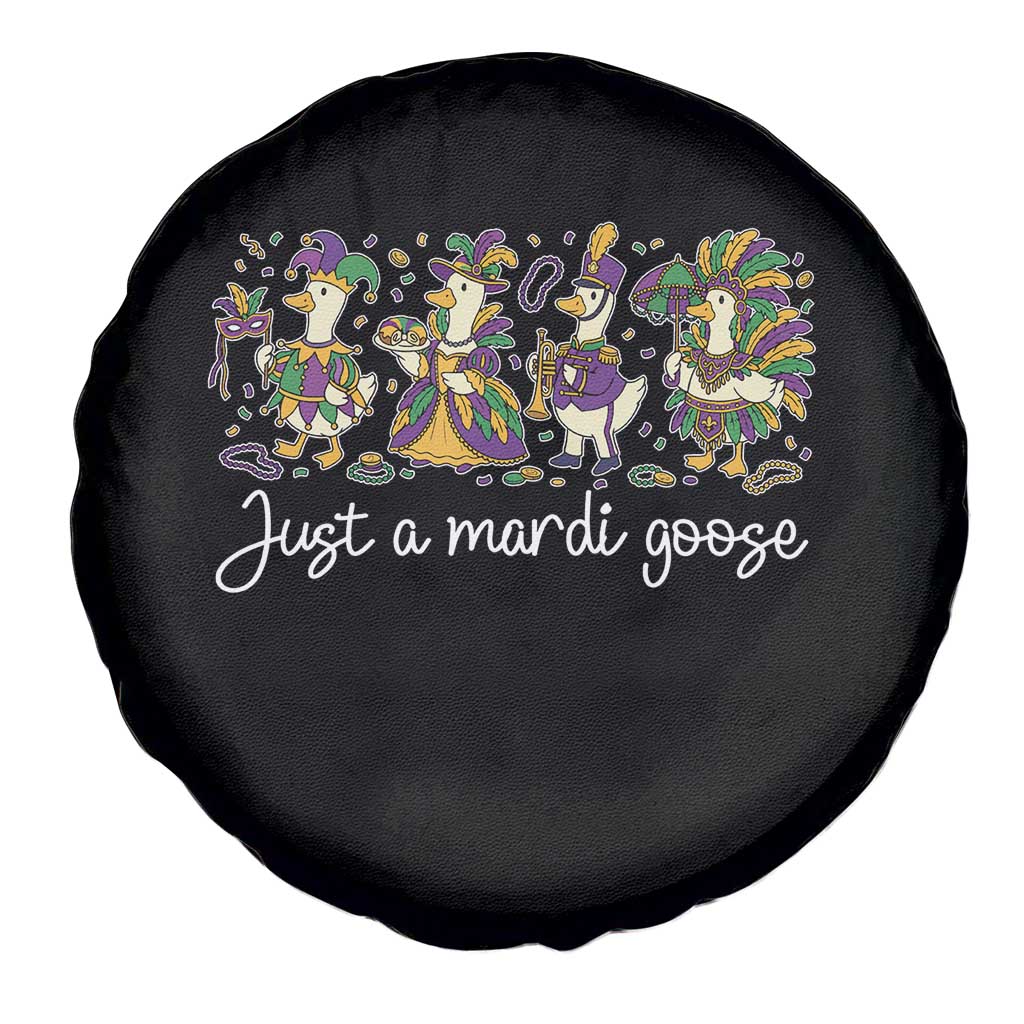 Goose Mardi Gras Spare Tire Cover Funny Just A Mardi Goose New Orleans Carnival TS11 Print Your Wear