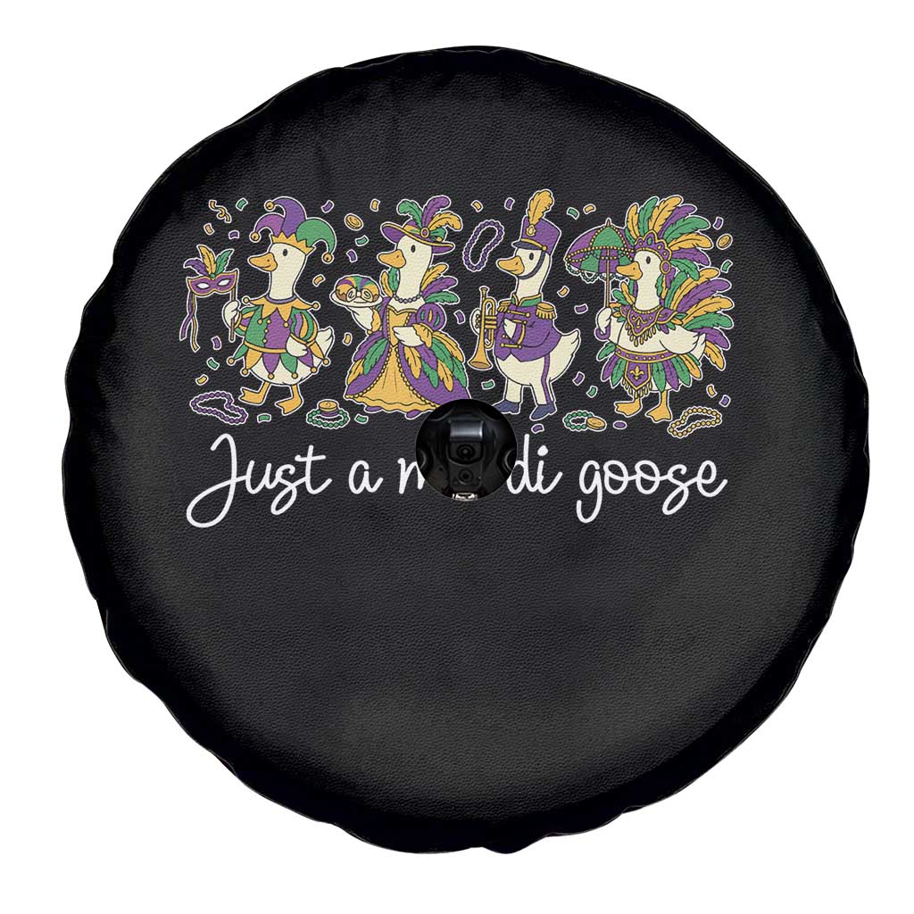 Goose Mardi Gras Spare Tire Cover Funny Just A Mardi Goose New Orleans Carnival TS11 Print Your Wear