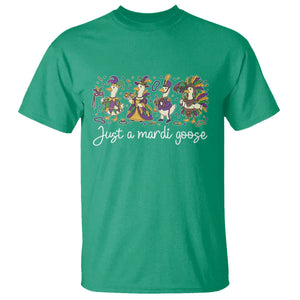 Goose Mardi Gras T Shirt Funny Just A Mardi Goose New Orleans Carnival TS11 Irish Green Print Your Wear