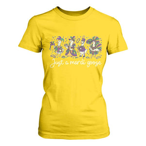 Goose Mardi Gras T Shirt For Women Funny Just A Mardi Goose New Orleans Carnival TS11 Daisy Print Your Wear