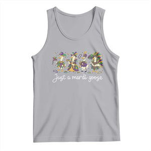 Goose Mardi Gras Tank Top Funny Just A Mardi Goose New Orleans Carnival TS11 Athletic Heather Print Your Wear