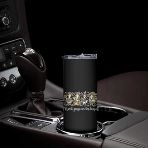 Goose Mardi Gras Skinny Tumbler Funny Mardi Goose On The Loose New Orleans Carnival TS11 Print Your Wear
