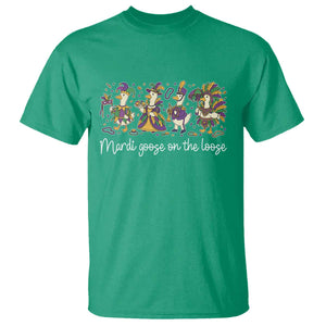 Goose Mardi Gras T Shirt Funny Mardi Goose On The Loose New Orleans Carnival TS11 Irish Green Print Your Wear