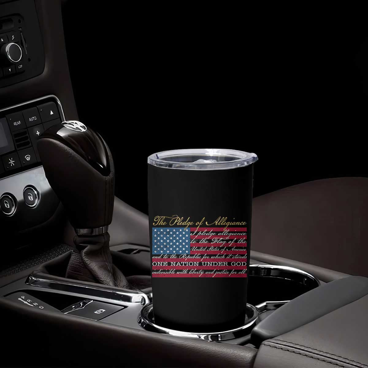 The Pledge of Allegiance Tumbler Cup US Military Veteran Patriotic American Flag TS11 Print Your Wear