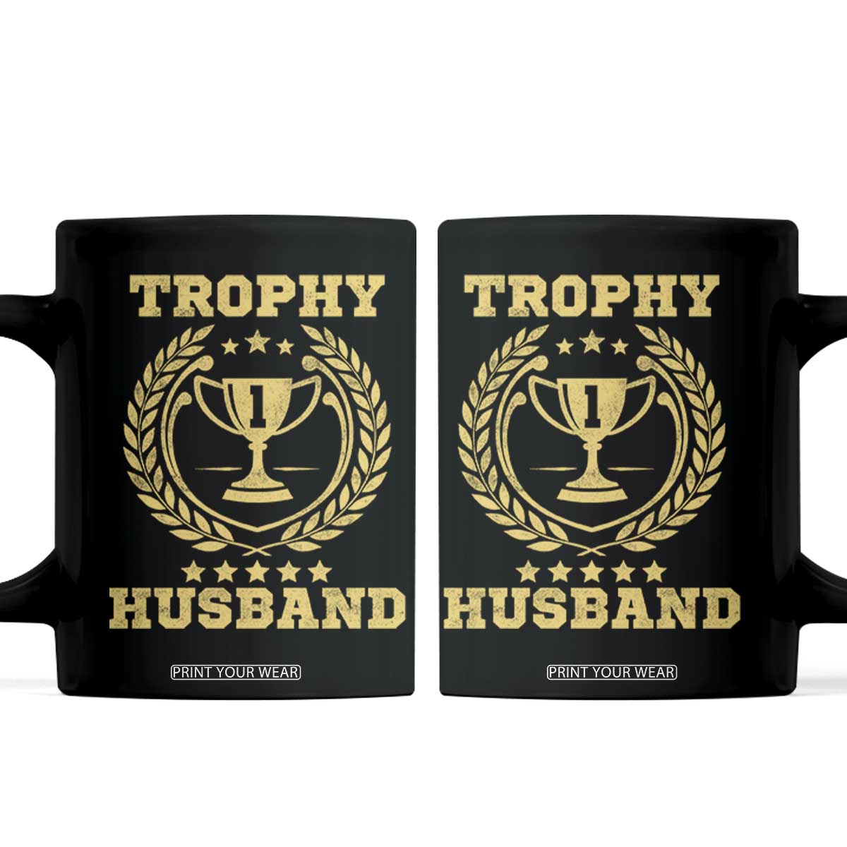 Trophy Husband Coffee Mug Funny Hubby Groom Humor Marriage Anniversary