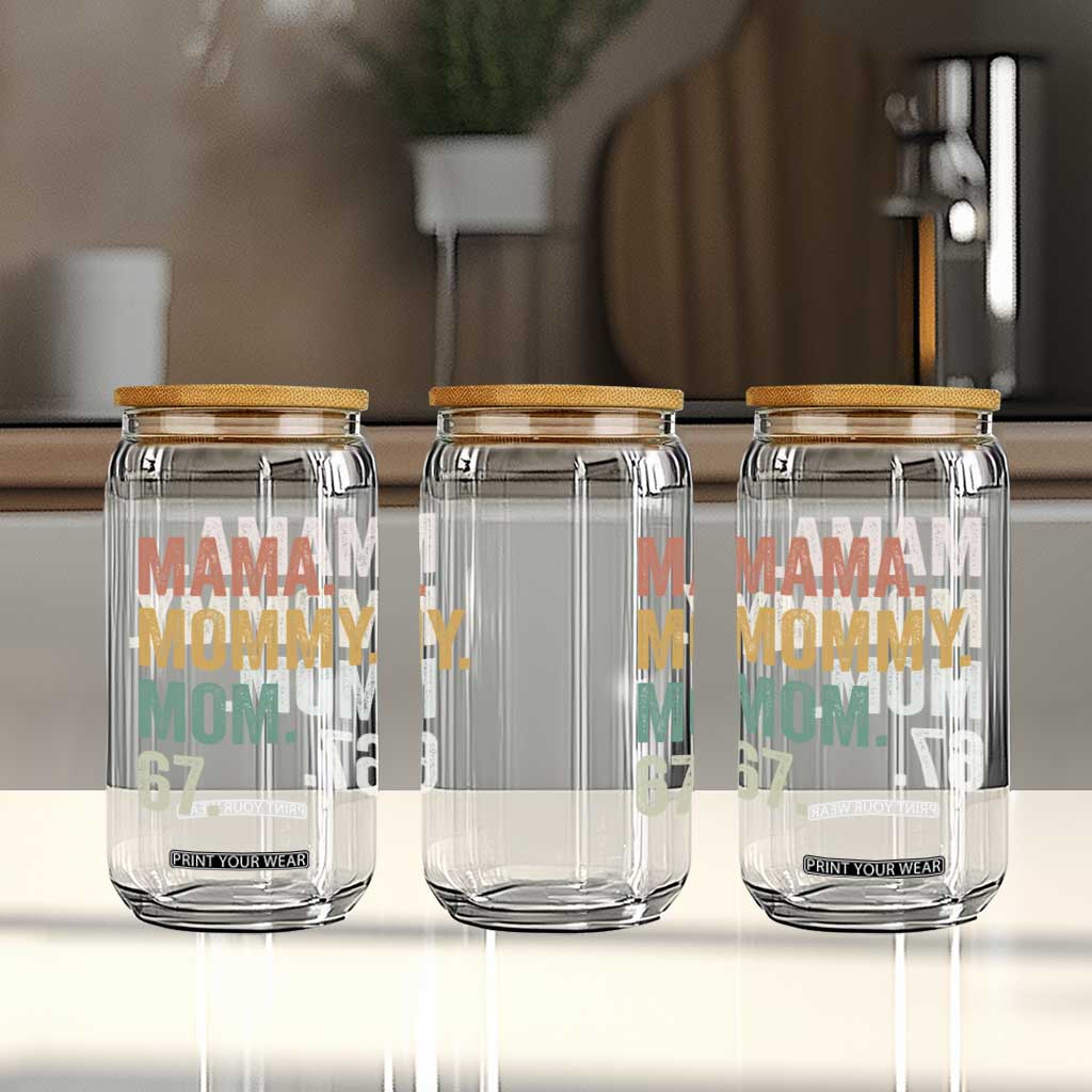 Mama Mommy Mom 67 Glass Can Funny Six Seven Mother's Day TS11 Print Your Wear