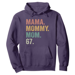 Mama Mommy Mom 67 Hoodie Funny Six Seven Mother's Day TS11 Purple Print Your Wear
