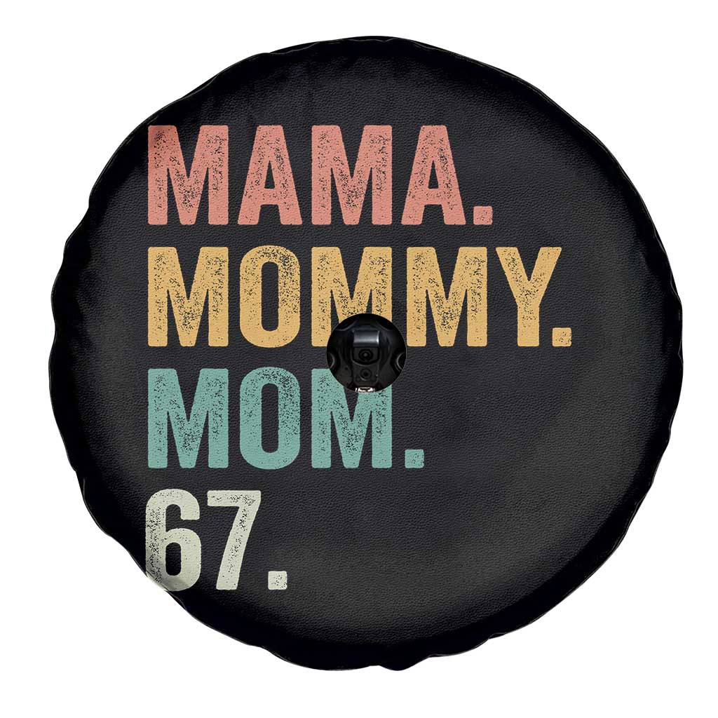 Mama Mommy Mom 67 Spare Tire Cover Funny Six Seven Mother's Day TS11 Print Your Wear
