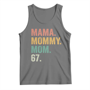 Mama Mommy Mom 67 Tank Top Funny Six Seven Mother's Day TS11 Black Heather Print Your Wear