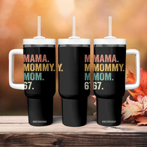Mama Mommy Mom 67 Tumbler With Handle Funny Six Seven Mother's Day TS11 Print Your Wear