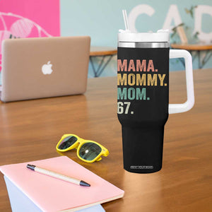 Mama Mommy Mom 67 Tumbler With Handle Funny Six Seven Mother's Day TS11 Print Your Wear