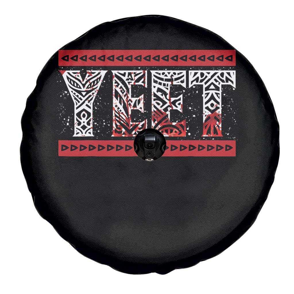 Yeet Funny Wrestling Slang Quote Tribal Art Blood Splatter Spare Tire Cover TS11 Print Your Wear