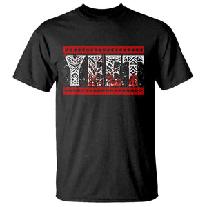 Yeet Funny Wrestling Slang Quote Tribal Art Blood Splatter T Shirt TS11 Black Print Your Wear