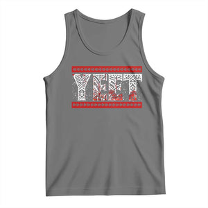 Yeet Funny Wrestling Slang Quote Tribal Art Blood Splatter Tank Top TS11 Black Heather Print Your Wear