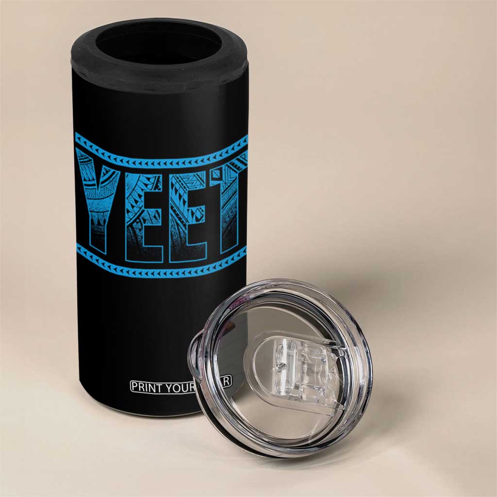 Yeet Funny Wrestling Slang Quote Tribal Art 4 in 1 Can Cooler Tumbler TS11 Print Your Wear