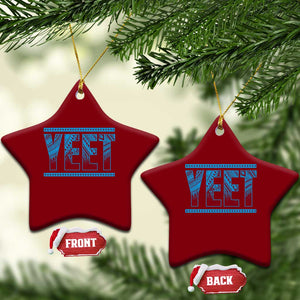 Yeet Funny Wrestling Slang Quote Tribal Art Ceramic Ornament TS11 Print Your Wear