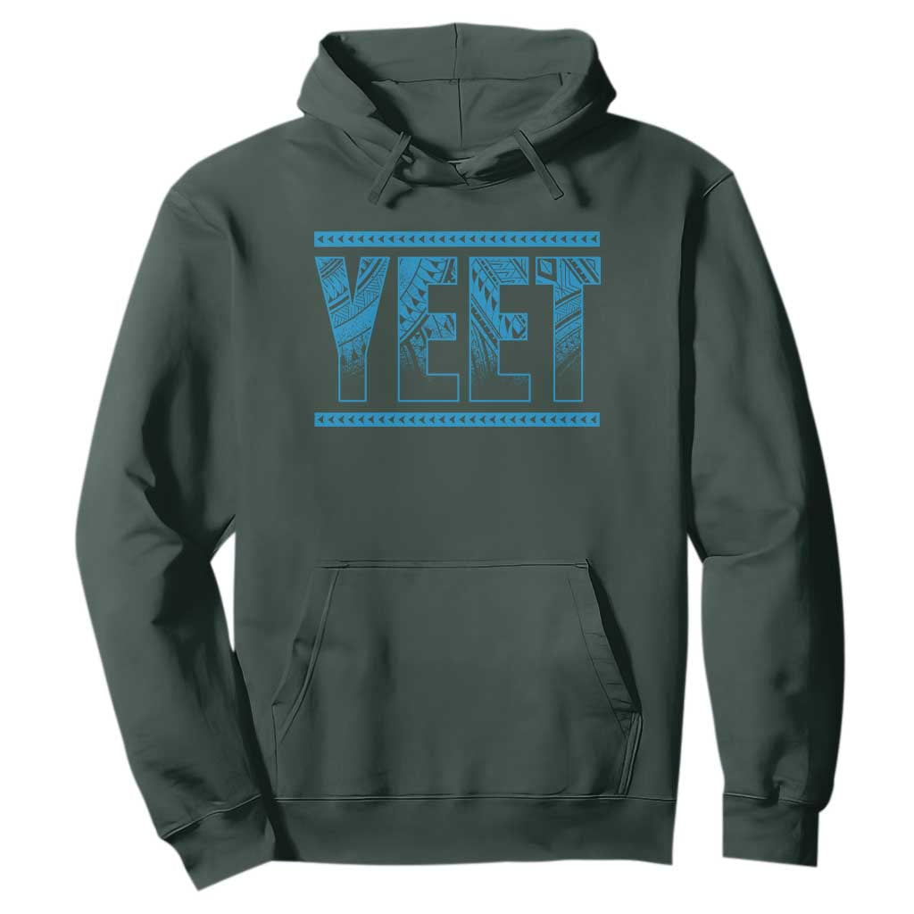 Yeet Funny Wrestling Slang Quote Tribal Art Hoodie TS11 Dark Forest Green Print Your Wear