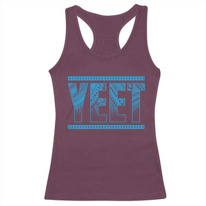 Yeet Funny Wrestling Slang Quote Tribal Art Racerback Tank Top TS11 Maroon Print Your Wear