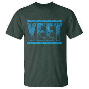 Yeet Funny Wrestling Slang Quote Tribal Art T Shirt TS11 Dark Forest Green Print Your Wear