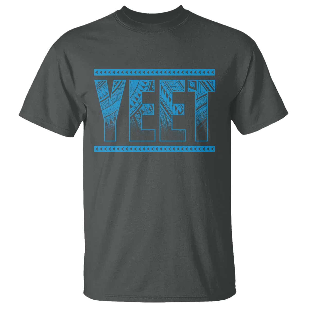 Yeet Funny Wrestling Slang Quote Tribal Art T Shirt TS11 Dark Heather Print Your Wear