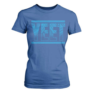 Yeet Funny Wrestling Slang Quote Tribal Art T Shirt For Women TS11 Royal Blue Print Your Wear