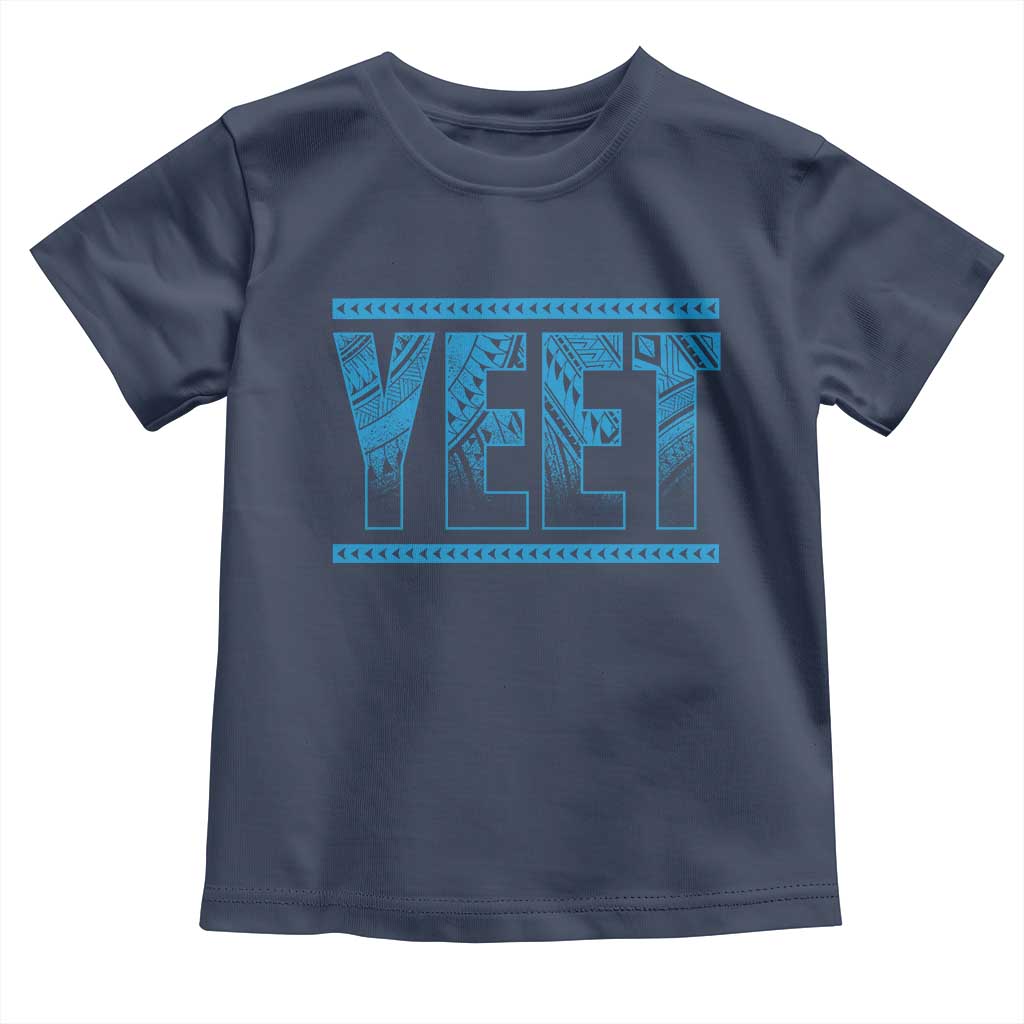 Yeet Funny Wrestling Slang Quote Tribal Art Toddler T Shirt TS11 Navy Print Your Wear