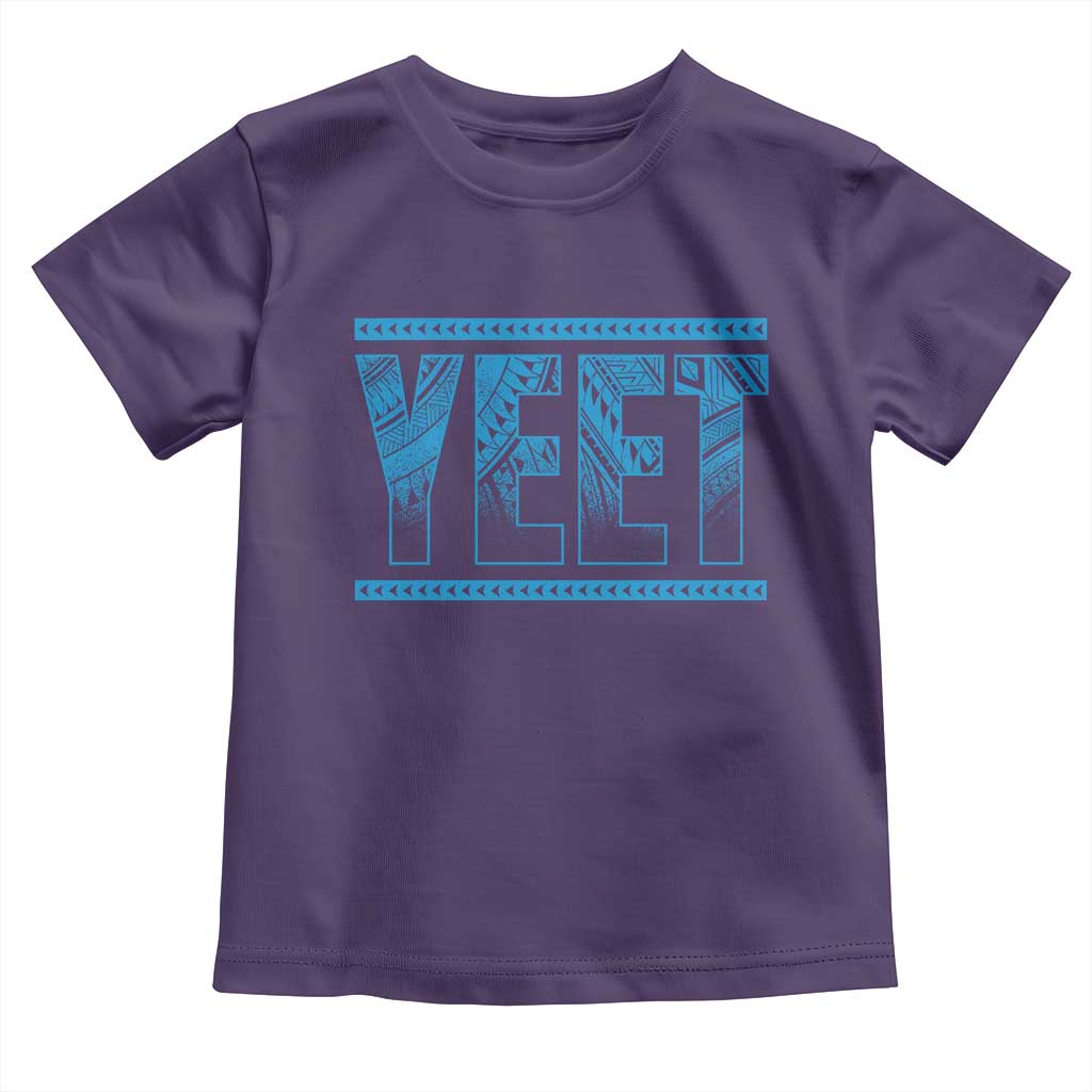 Yeet Funny Wrestling Slang Quote Tribal Art Toddler T Shirt TS11 Purple Print Your Wear