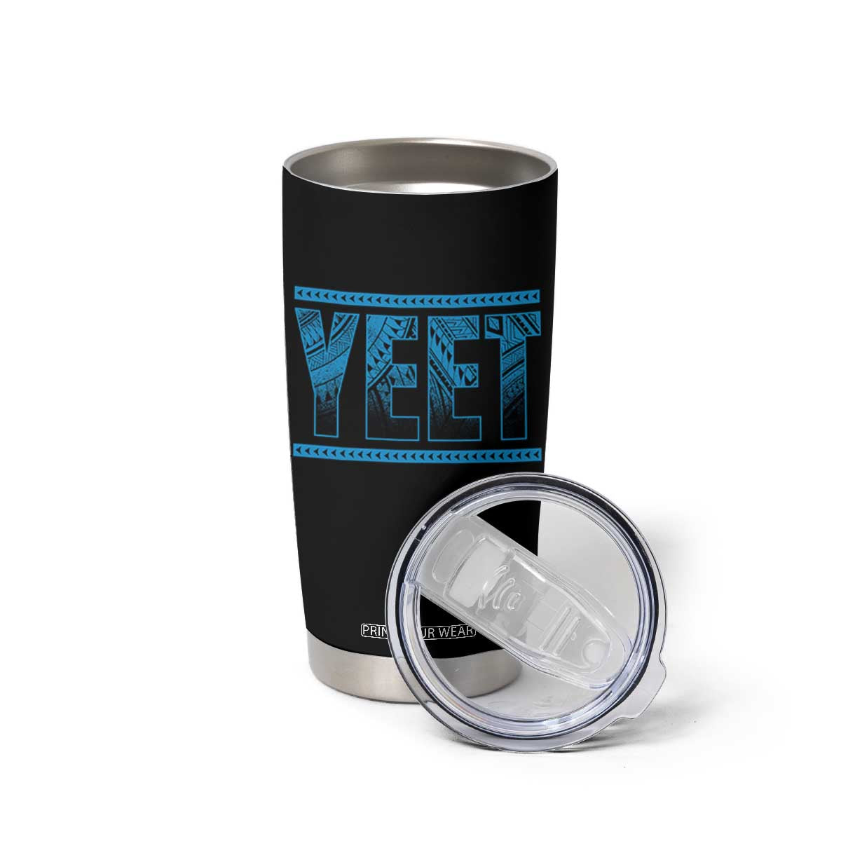 Yeet Funny Wrestling Slang Quote Tribal Art Tumbler Cup TS11 Print Your Wear