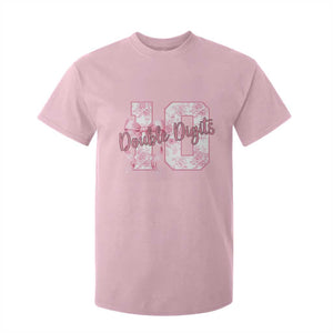 10th Birthday T Shirt For Kid Double Digits Pink Coquette Bow 10 Year Old Aesthetic TS11 Light Pink Print Your Wear