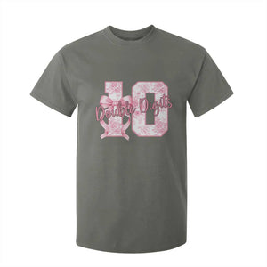 10th Birthday T Shirt For Kid Double Digits Pink Coquette Bow 10 Year Old Aesthetic TS11 Military Green Print Your Wear