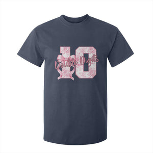 10th Birthday T Shirt For Kid Double Digits Pink Coquette Bow 10 Year Old Aesthetic TS11 Navy Print Your Wear