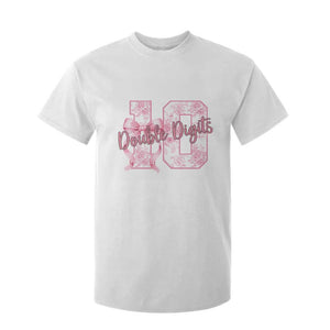 10th Birthday T Shirt For Kid Double Digits Pink Coquette Bow 10 Year Old Aesthetic TS11 White Print Your Wear