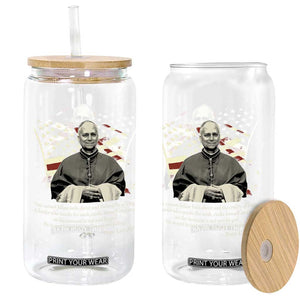 Pope Leo XIV Glass Can You Cannot Follow Both Christ And The Cruelty Of Kings TS11 Print Your Wear