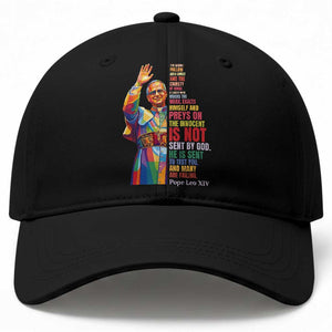 Pope Leo XIV No Kings Baseball Cap You Cannot Follow Both Christ And The Cruelty Of Kings TS11 Print Your Wear
