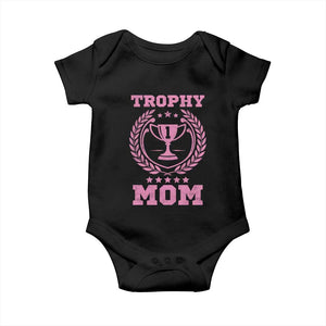 Trophy Mom Baby Onesie Number One Mama Funny Mother's Day TS11 Black Print Your Wear