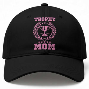 Trophy Mom Baseball Cap Number One Mama Funny Mother's Day TS11 Print Your Wear